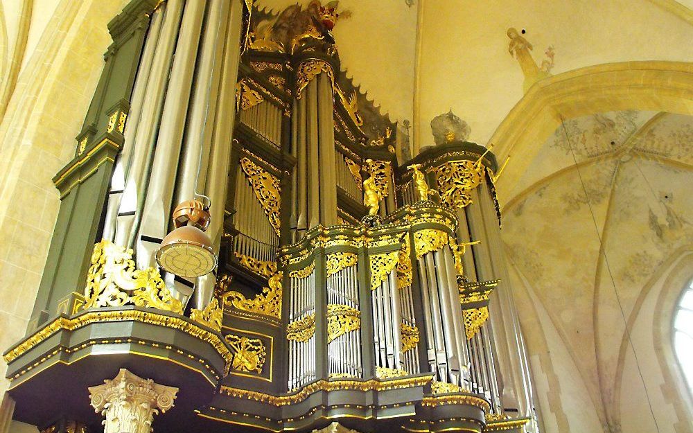 Het orgel van de Martinikerk in Groningen. Foto Adriaan van Oost