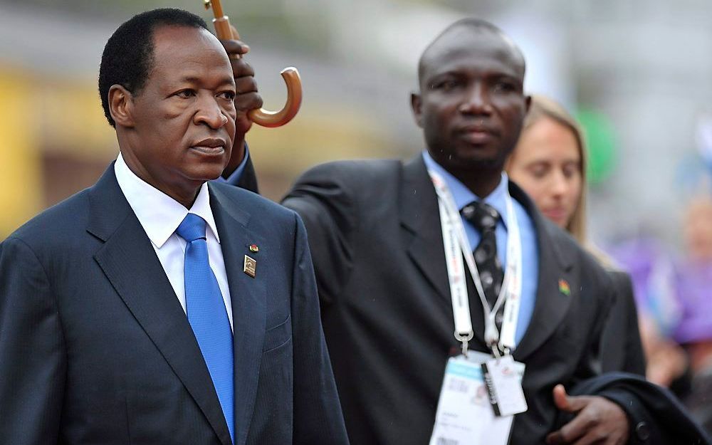 President Comapore van Burkina Faso.  Foto EPA