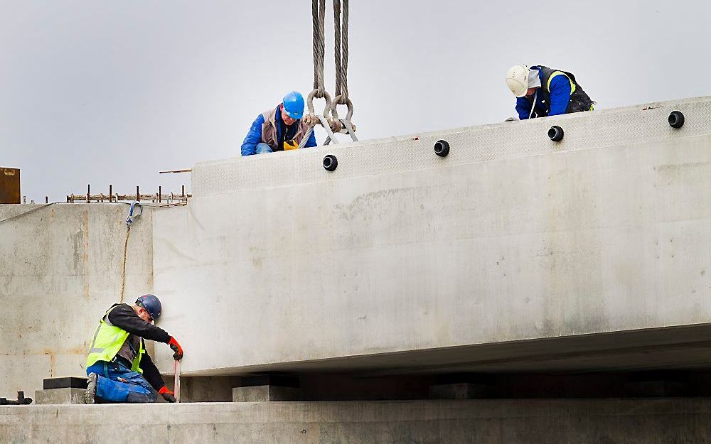 Werken in de bouw. Foto ANP