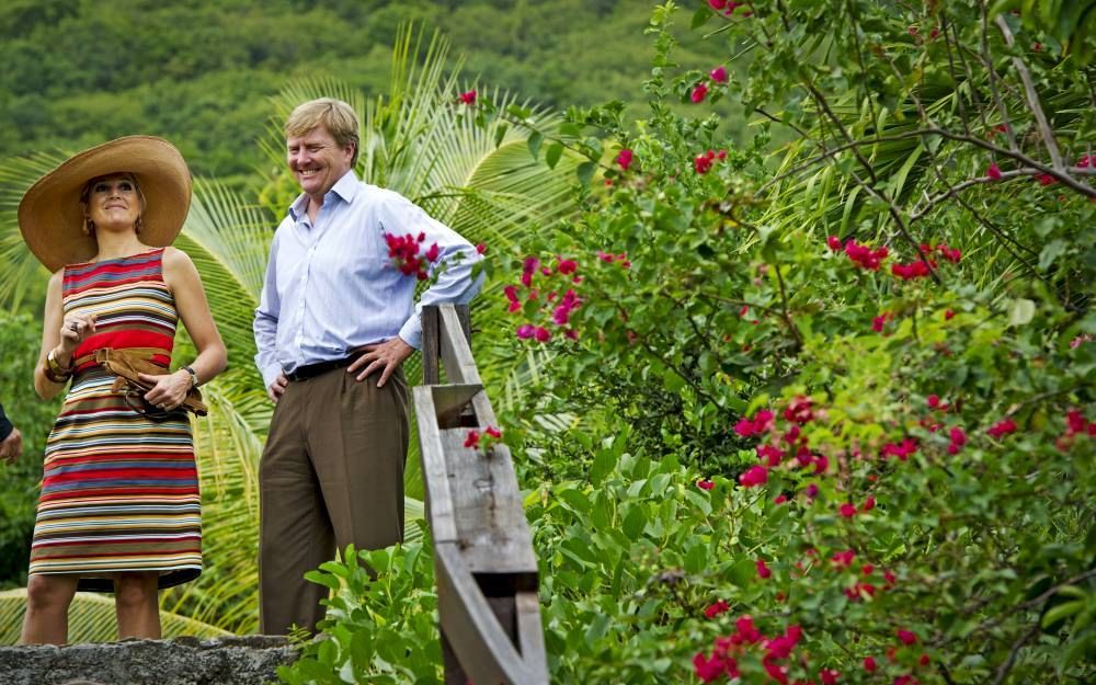 Prins Willem-Alexander en zijn vrouw, Máxima. Foto ANP