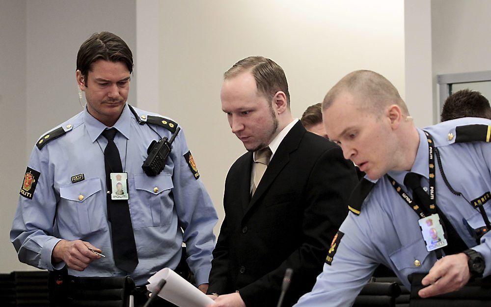 Anders Behring Breivik. Foto EPA