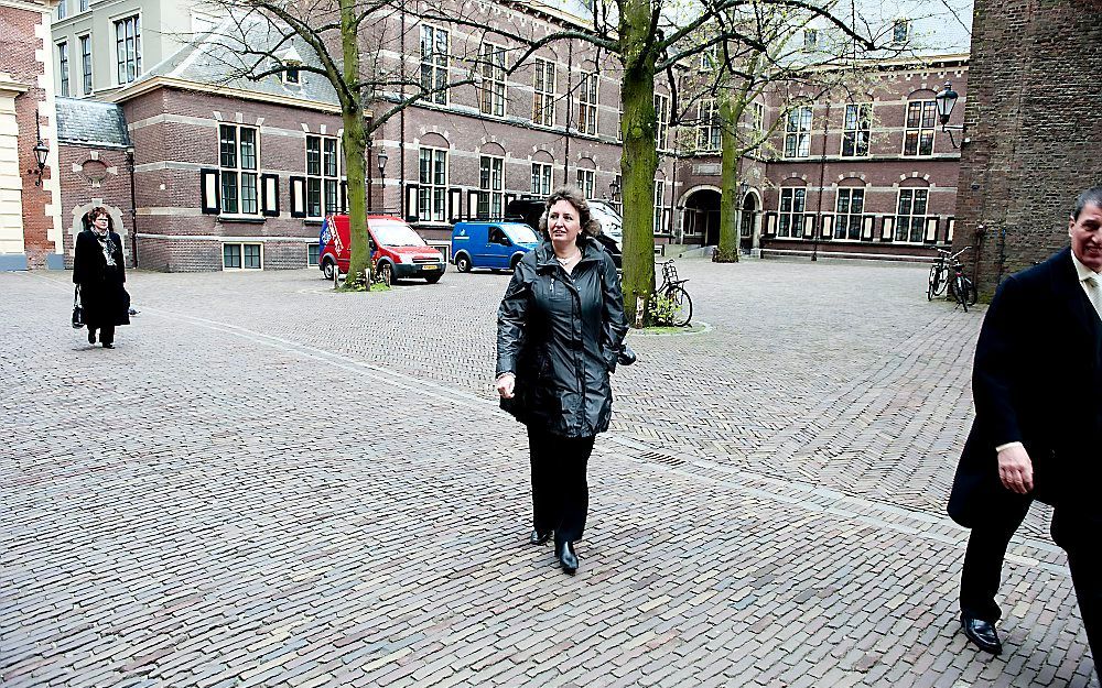 Minister Liesbeth Spies (Wonen).   Foto ANP