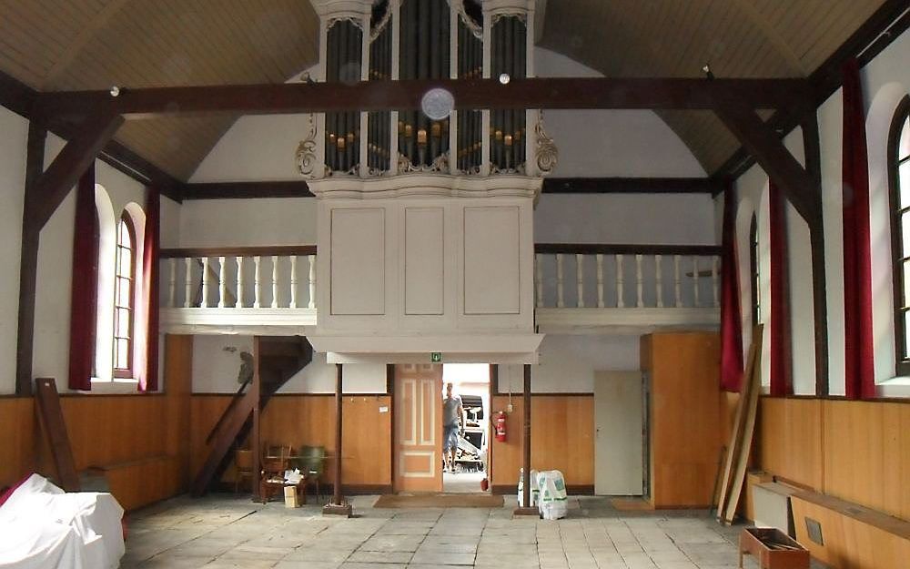 Het orgel zoals het vorig jaar nog in Purmerland stond. Beeld protestantsegemeentelandsmeer.protestantsekerk.net