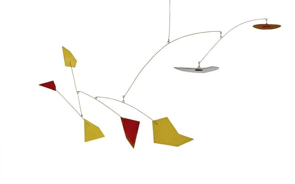Alexander Calder tekent met draad in de ruimte
