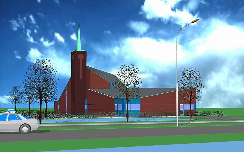 Eerste paal geslagen voor gereformeerde gemeente Puttershoek