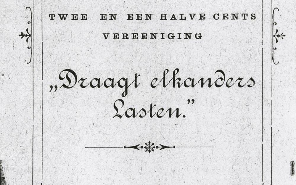 Draagt elkanders lasten