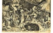 NIJMEGEN  – De gravure ”Sint-Jacob bestrijdt hekserij en toverij” van de kunstenaar Pieter Bruegel beeldt de duistere, chaotische wereld van tovenaars en heksen uit. Het is een tafereel met monsters, het silhouet van de duivel en een dampende heksenketel.