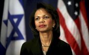 Condoleezza Rice bij een bezoek aan Jeruzalem, maart 2008. Foto EPA