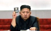 De Noord-Koreaanse leider Kim Jong-un.  Foto EPA