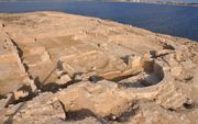 In de oude haven van Marea in Egypte zijn de restanten van een kerk uit het midden van de vierde eeuw gevonden.  beeld T. Skrzypiec/pcma.uw.edu.pl