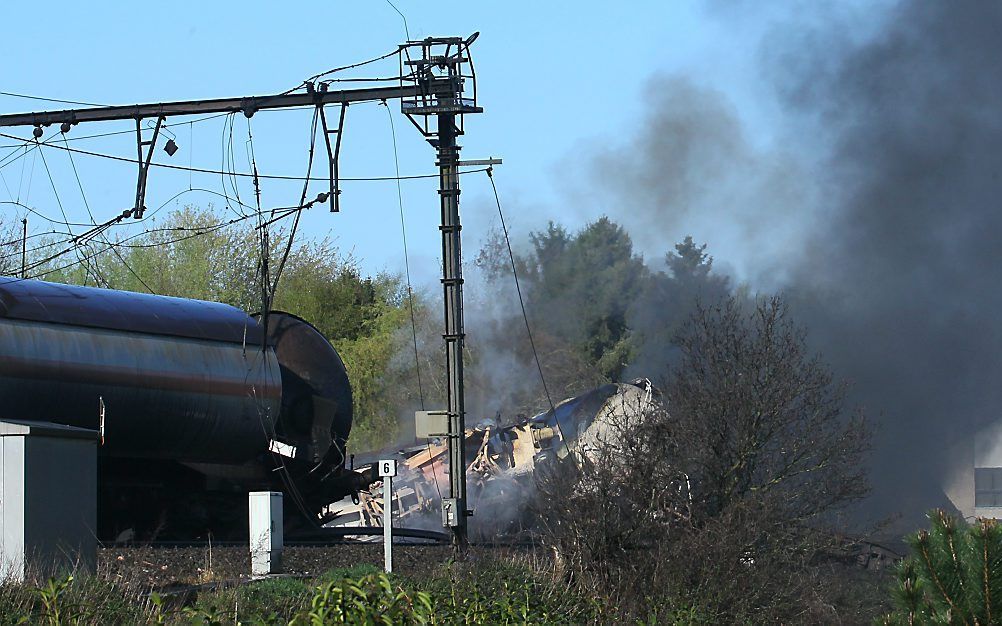 Trein Wetteren.  Foto EPA