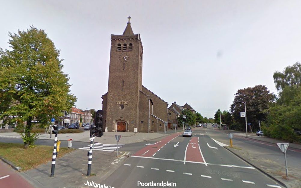 Vredeskerk, Delft. beeld Google Streetview