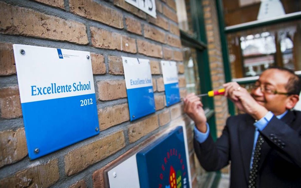 „Dreigt Nederland te verdwijnen uit de top 10 van kenniseconomieën? Zet in op excellentieprogramma’s. Daar hoort natuurlijk het predicaat ”excellente school” bij.” beeld ANP