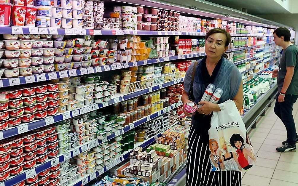 Russische supermarkt. Beeld EPA