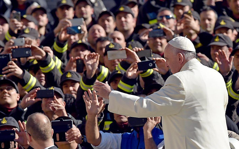 Paus Franciscus. beeld EPA