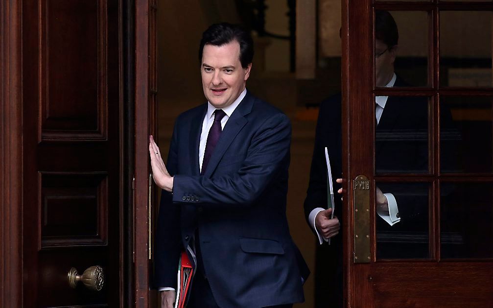 Britse minister van Financiën George Osborne.  Foto EPA