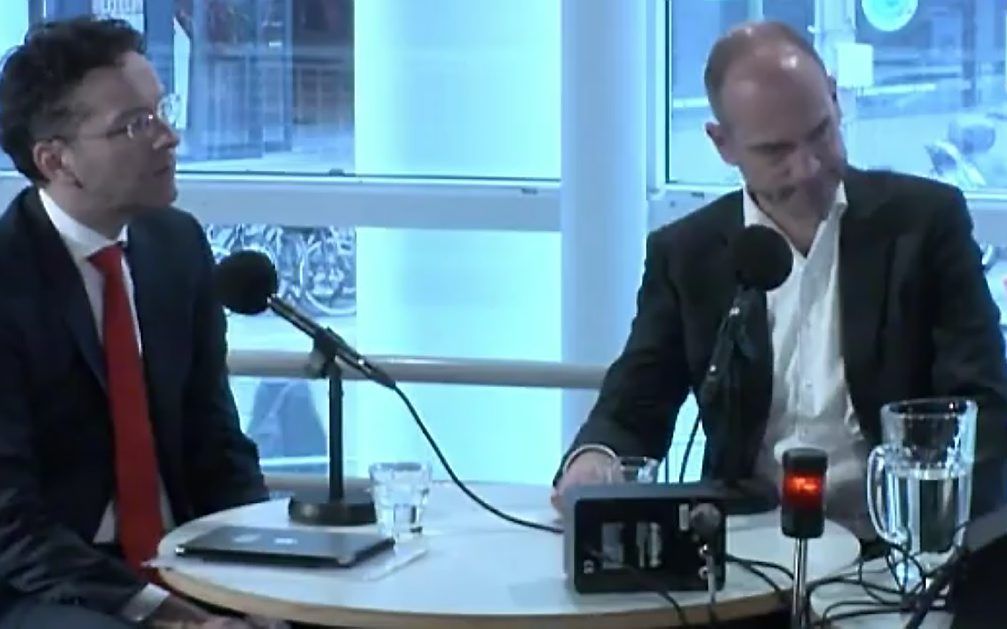 Asscher en Segers bij NPO Radio 1. beeld NPO