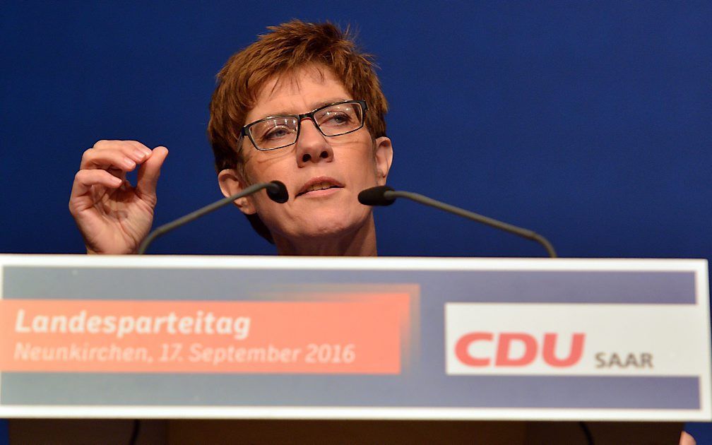 Annegret Kramp-Karrenbauer. beeld EPA