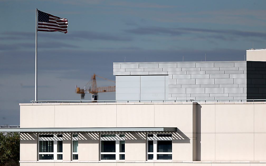 De Amerikaanse ambassade in Berlijn. Foto EPA