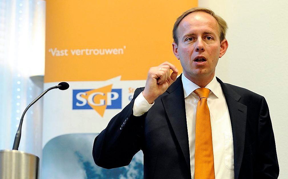 SGP-fractieleider Van der Staaij. Foto ANP