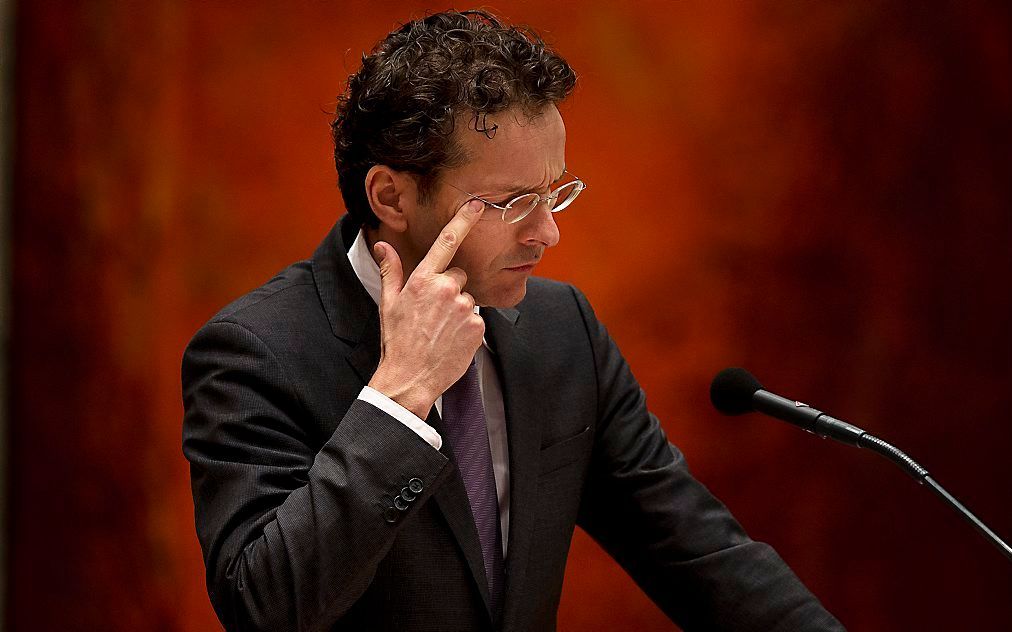 Minister Dijsselbloem van Financiën wordt de nieuwe voorzitter van de eurogroep, meldt de Duitse zender ARD. Foto ANP