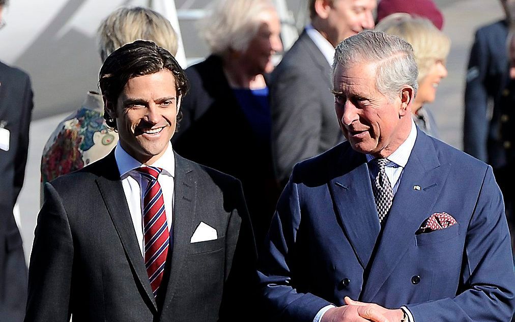 Prins Carl Philip (l.). Foto EPA