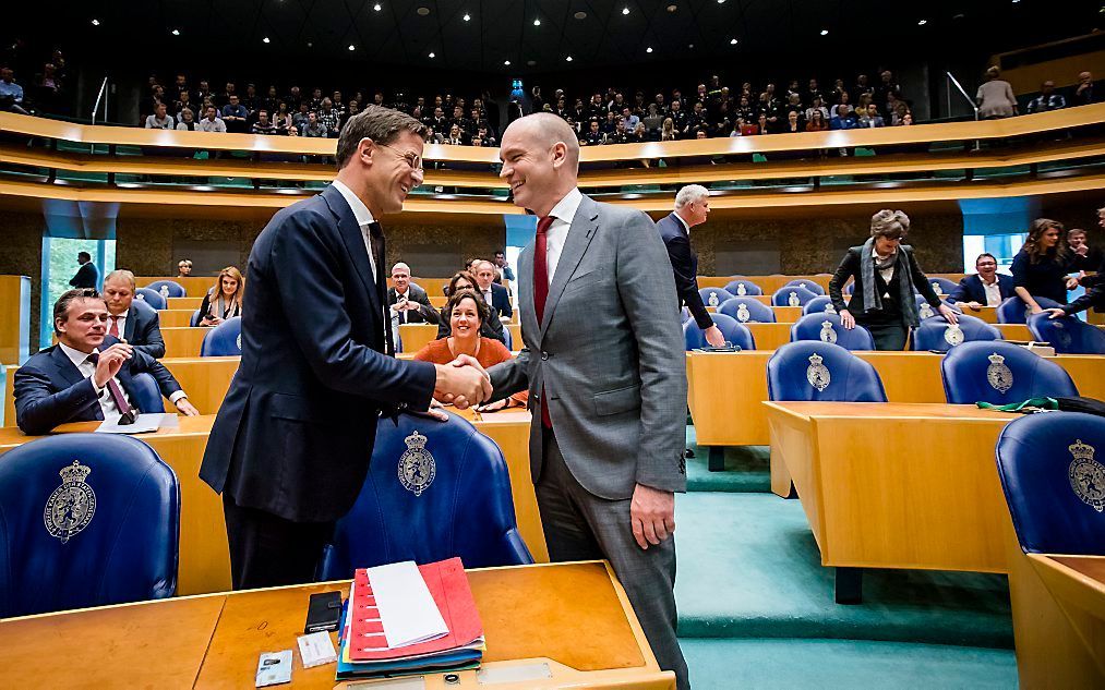 Rutte en Segers, beeld ANP, Bart Maat.