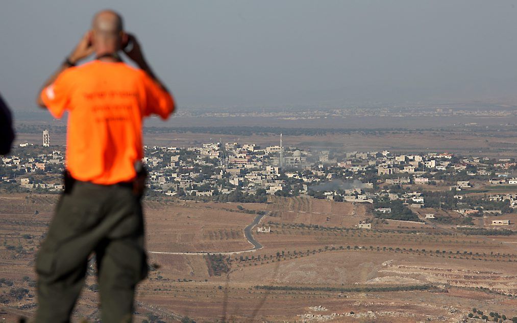 Syrië gezien vanuit Israël. Foto EPA