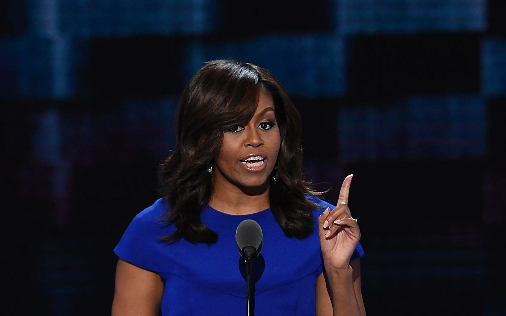 Michelle Obama.  beeld AFP