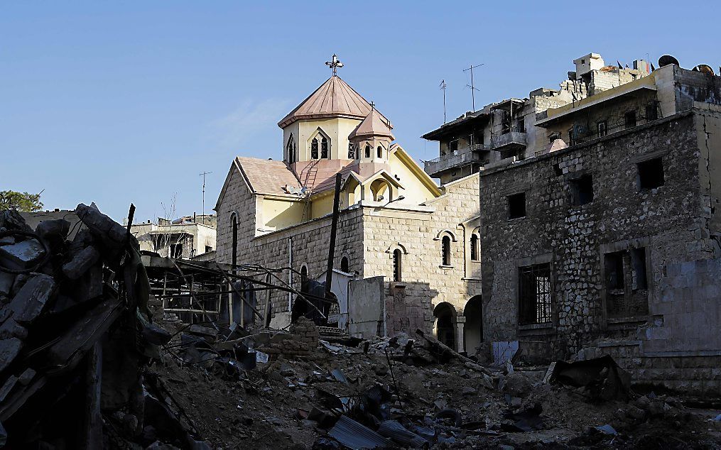 Een kerk in Syrië. beeld AFP, Joseph Eid