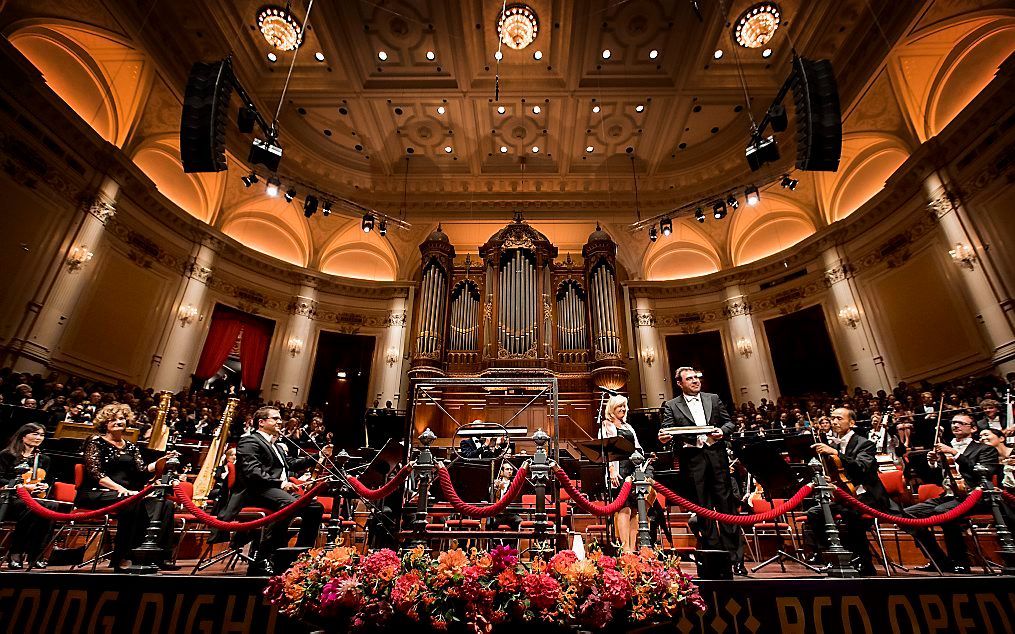 Inauguratie van Daniele Gatti als chef-dirigent van het Koninklijk Concertgebouworkest, september 2016. beeld ANP, Koen van Weel