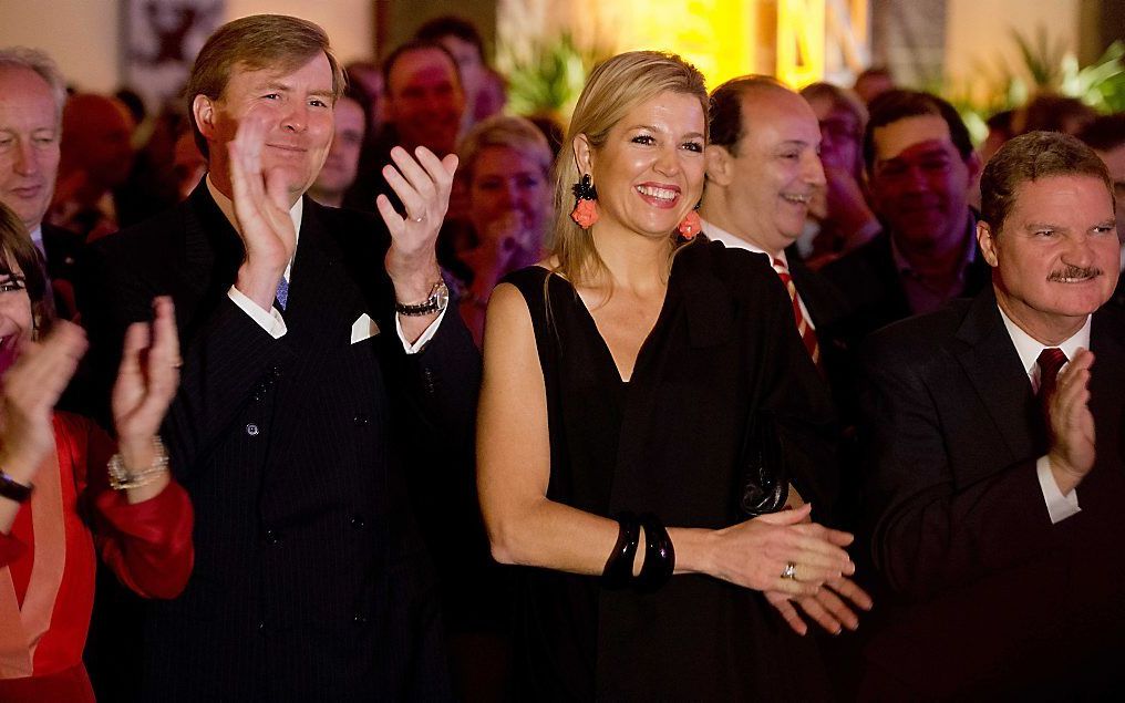 Prins Willem-Alexander en prinses Máxima vrijdag in Brazilië. Foto EPA