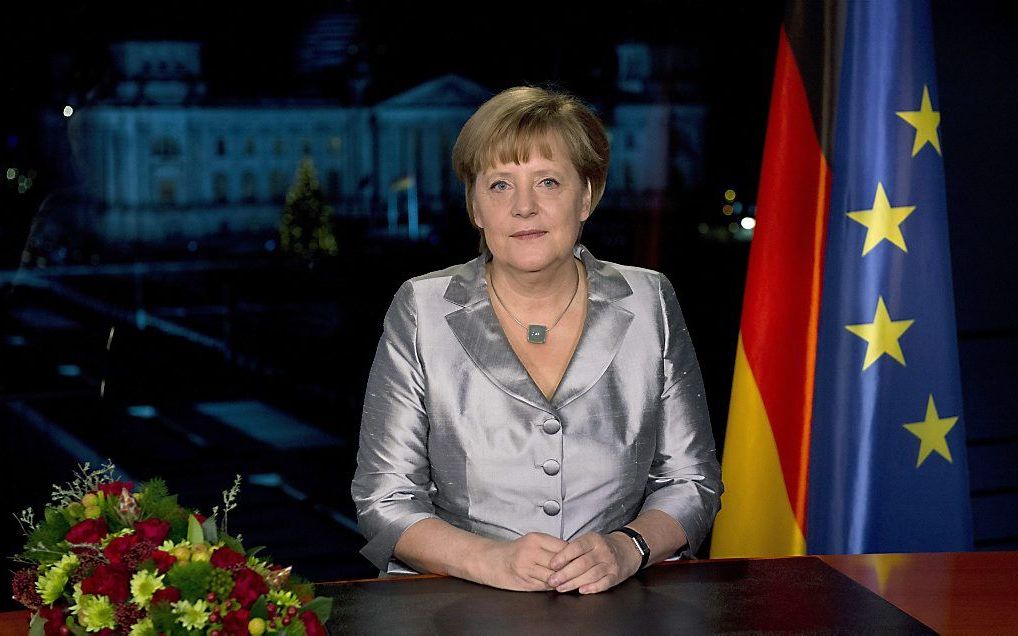 Merkel opent woensdag een tentoonstelling over de begindagen van de nazidictatuur. Foto EPA