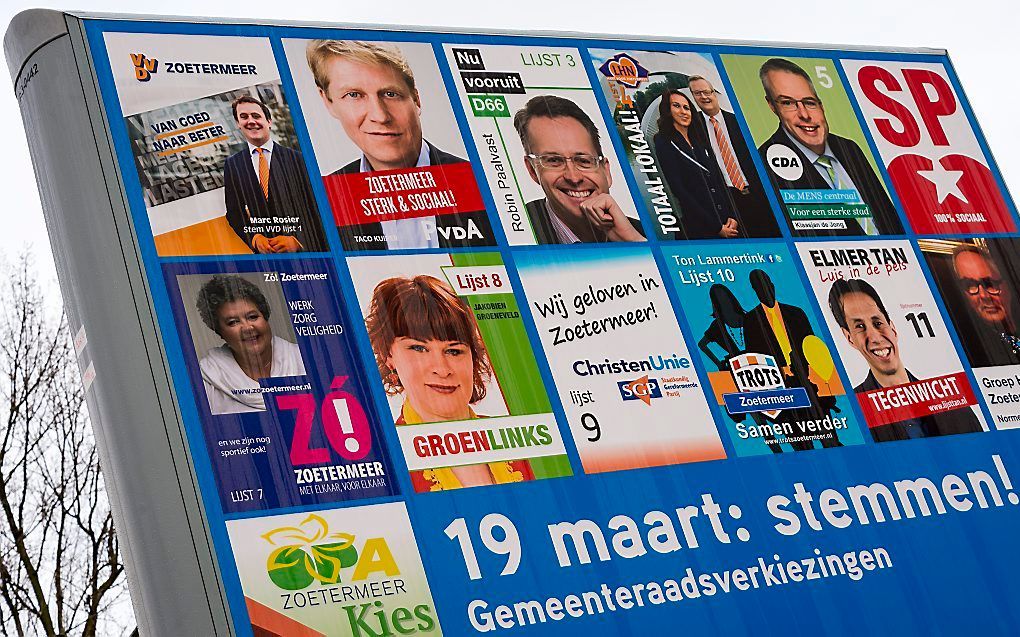 CU en SGP hebben zeker vier wethouders extra na de raadsverkiezingen van 19 maart 2014. beeld ANP