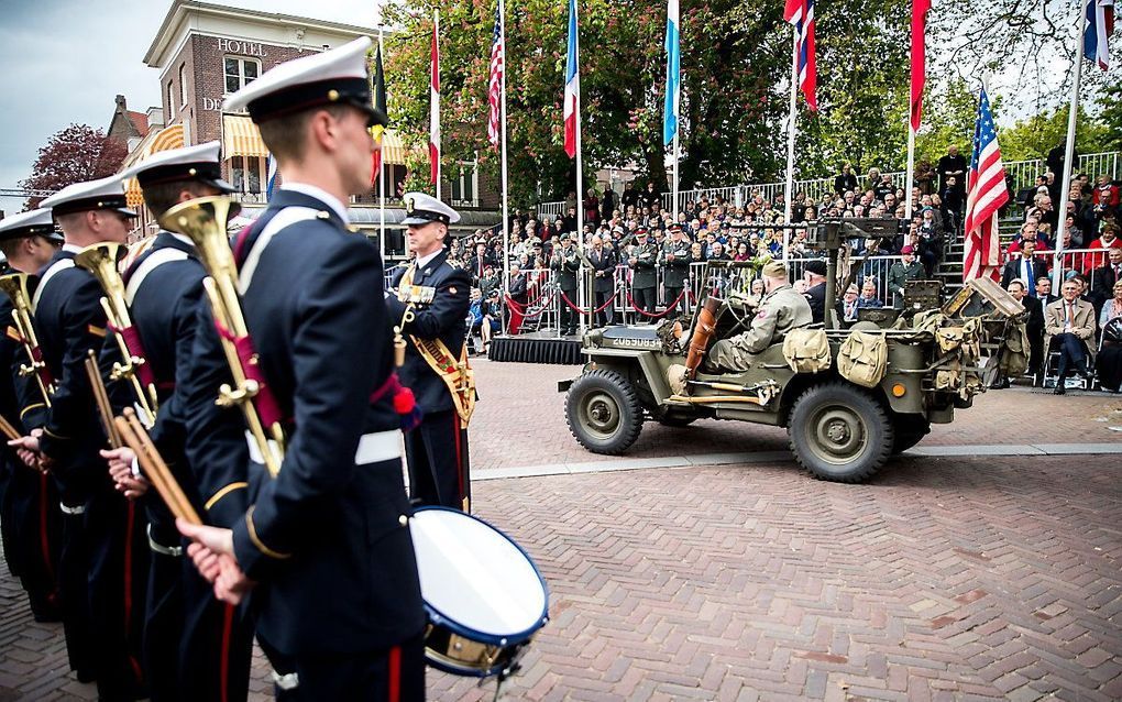 Bevrijdingsdefile in Wageningen, een aantal jaar geleden. beeld ANP, JERRY LAMPEN