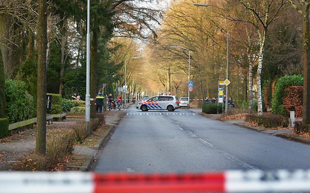 Politieonderzoek in Nunspeet, vrijdag. beeld ANP