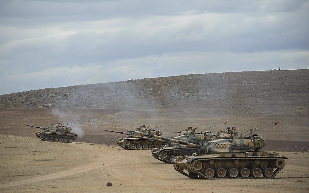 Kobani. beeld AFP