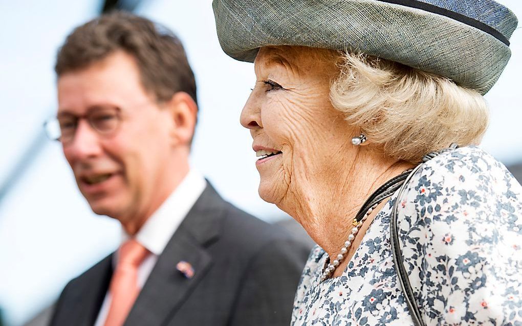 Cornielje en prinses Beatrix. beeld ANP