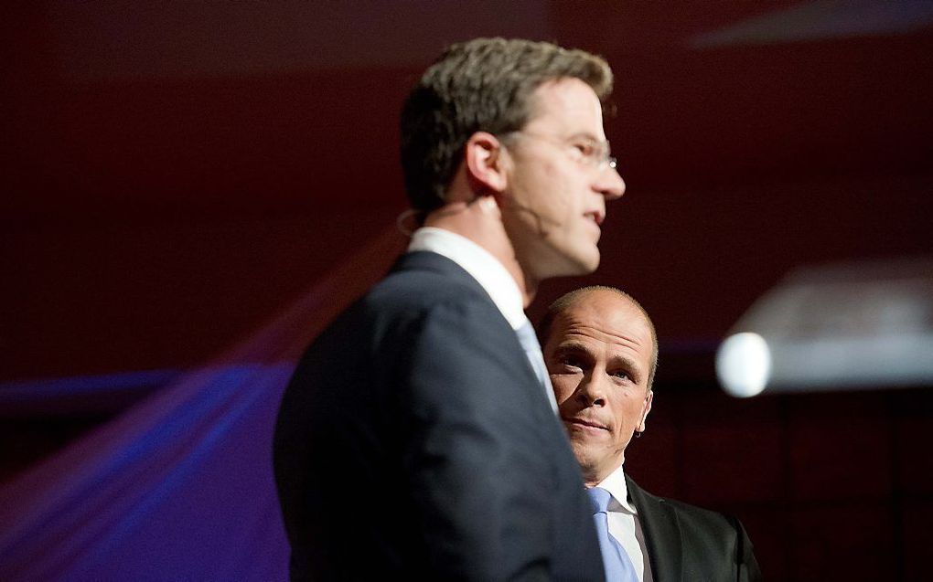 Samsom en Rutte. Foto ANP