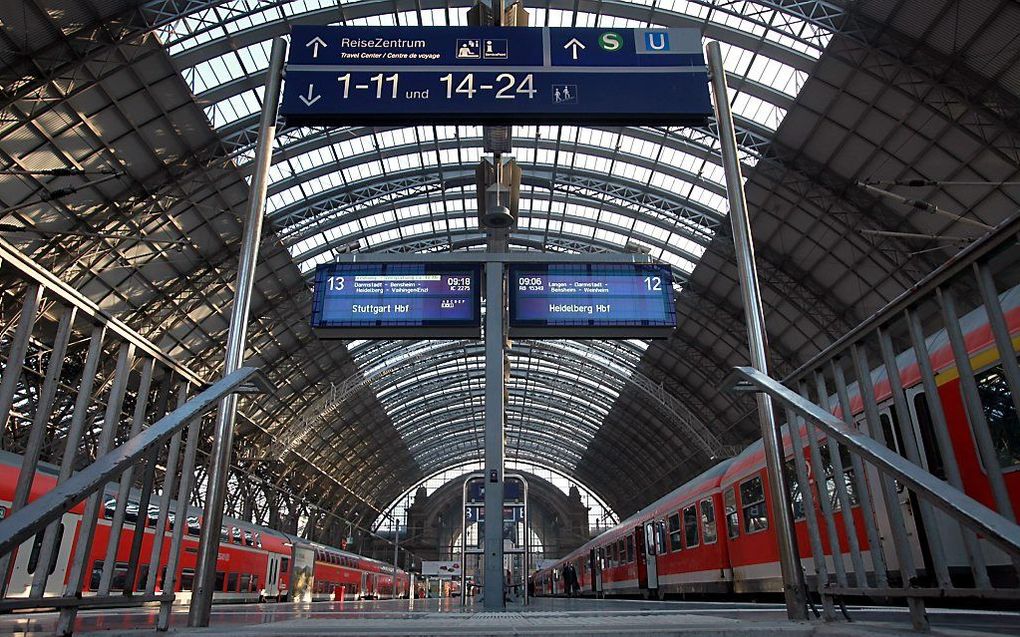 Het station van Frankfurt. Foto EPA