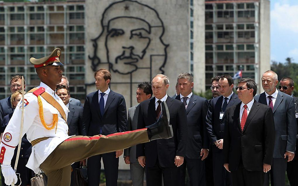 Poetin tijdens zijn bezoek aan Cuba. Beeld EPA