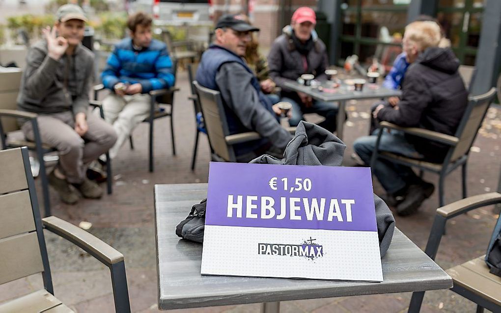 Straatpastor Max Paans zet zich in voor dak- en thuislozen in Ede. beeld Jorik Algra