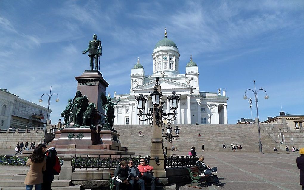 Helsinki, met op de achtergrond de Domkerk. beeld Johan Snel