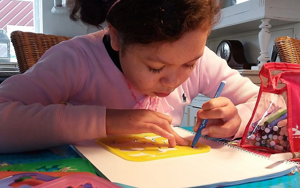 Een kindertekening zou zomaar iets kunnen zeggen over de kwaliteit van leven  in onze samenleving. beeld Hendrik Jan van der Heiden