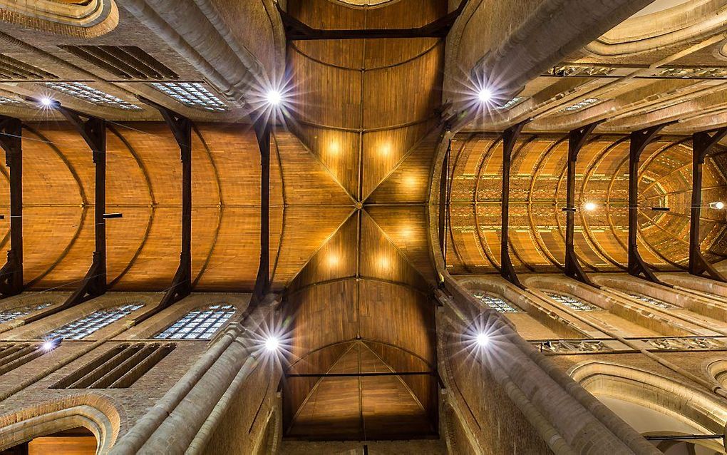 De gerestaureerde Nieuwe Kerk in Delft. beeld Jan Buteijn Design