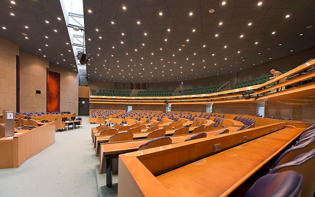 De plenaire zaal van de Tweede Kamer. beeld RD, Henk Visscher