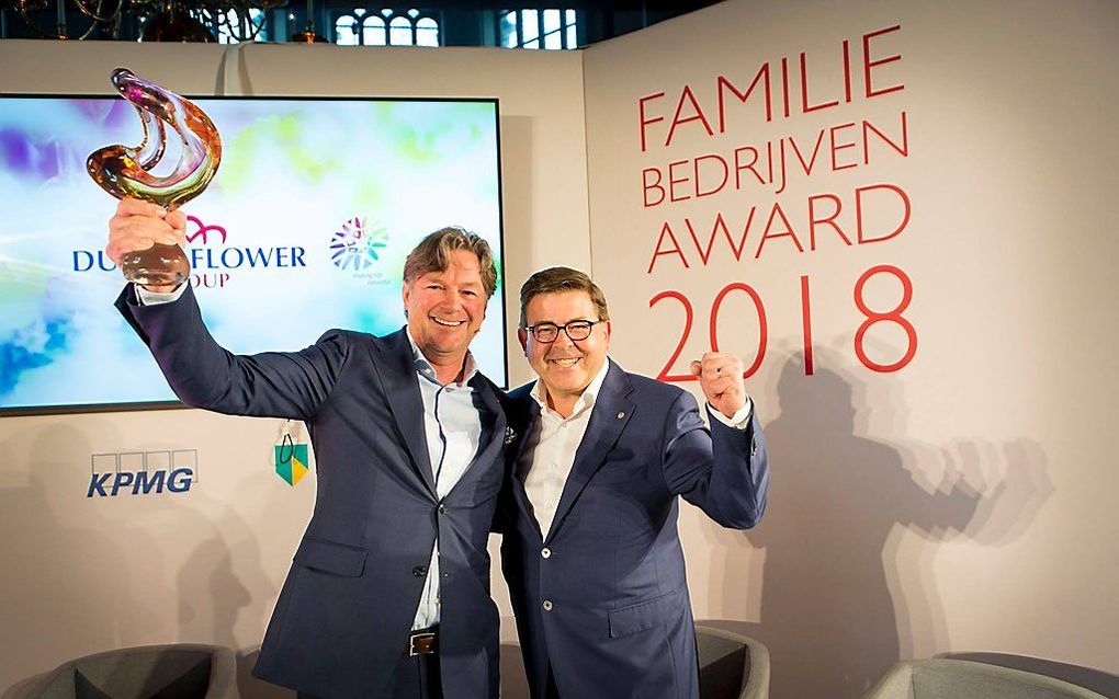 De winnaars: Dutch Flower Group. beeld Familiebedrijven Award