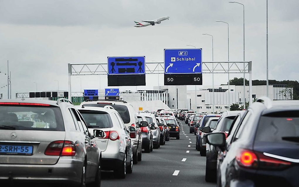 De A4 bij Schiphol. beeld ANP