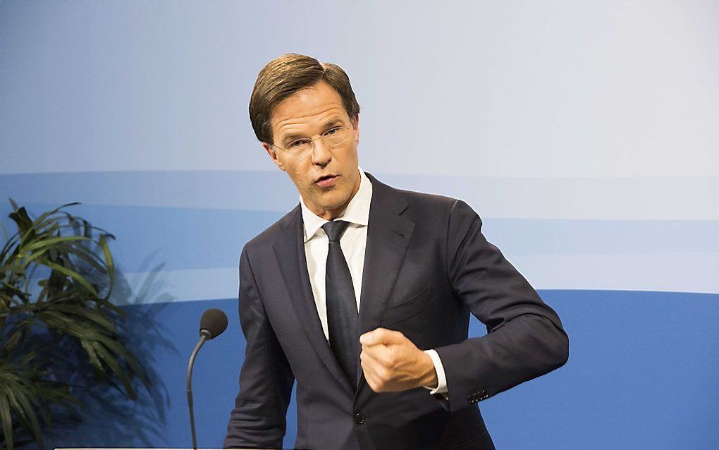 Premier Rutte. beeld ANP, Arie Kievit