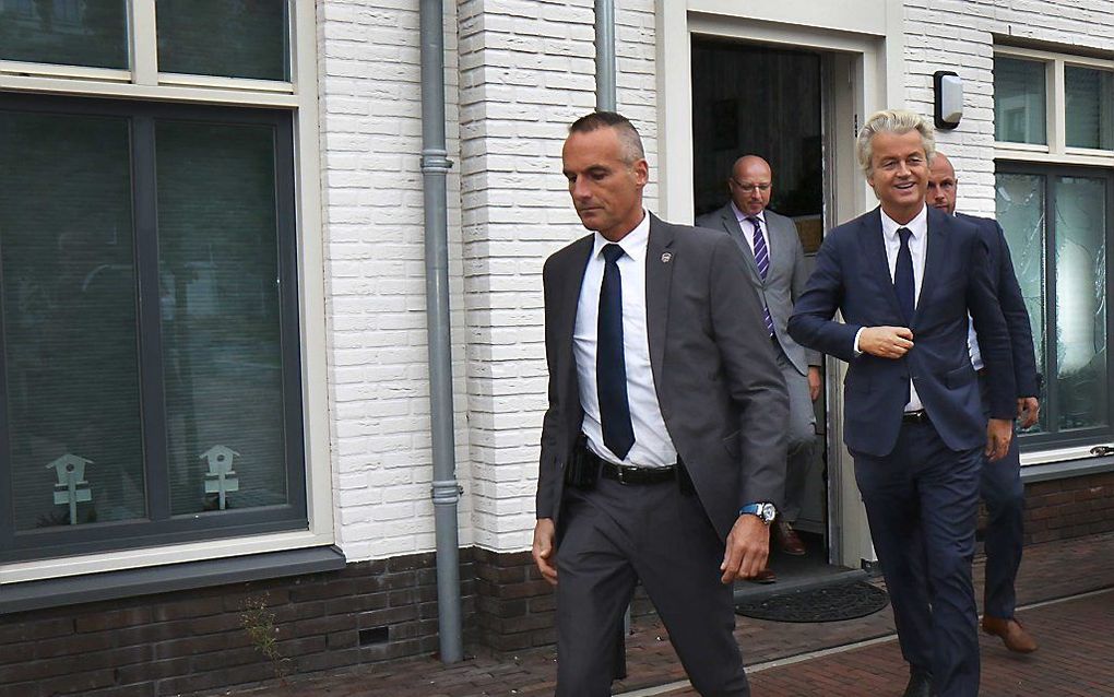 Wilders in Maassluis. beeld ANP